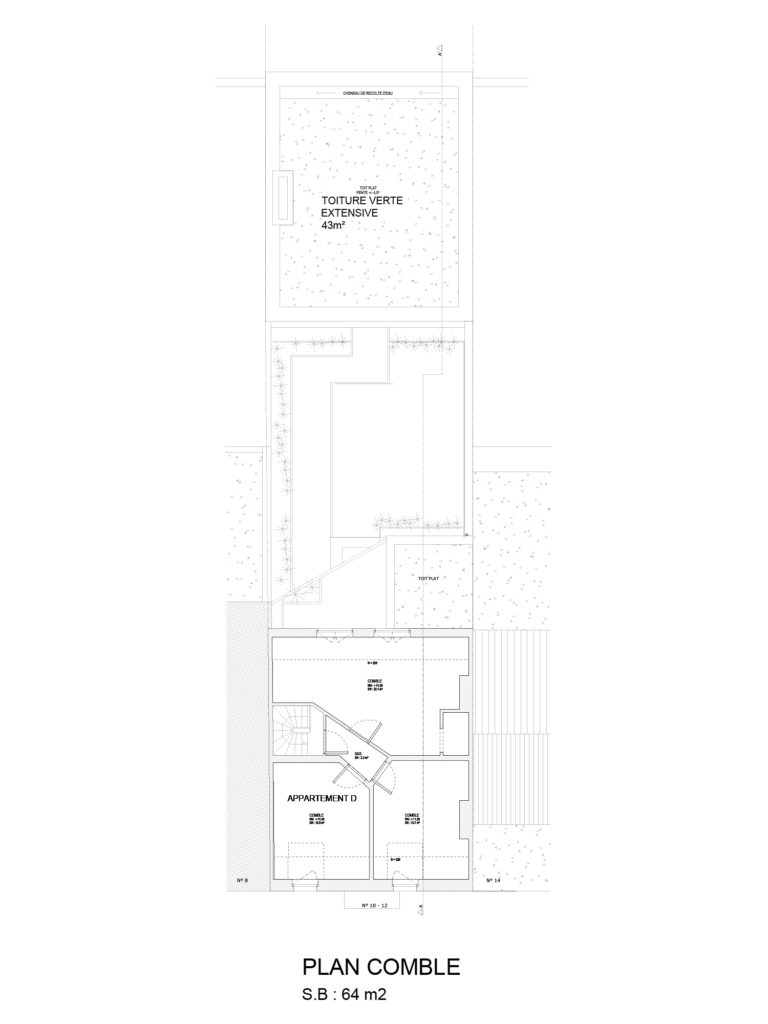 Régularisation urbanistique RUE BECKERS 10-12, 1040 Etterbeek