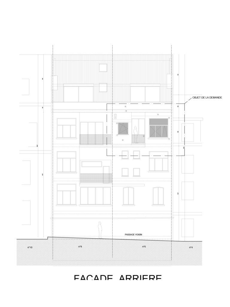 permis d'urbanisme Bruxelles RUE DE BOSNIE 6-8, 1060 Saint Gilles