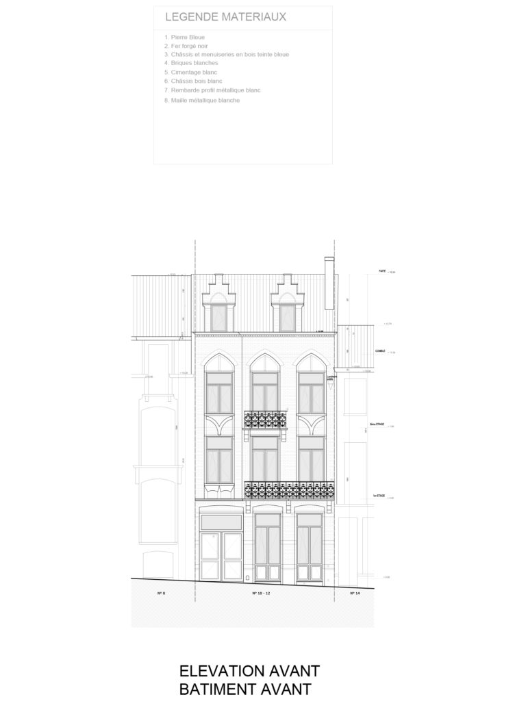 permis d'urbanisme Bruxelles RUE BECKERS 10-12, 1040 Etterbeek