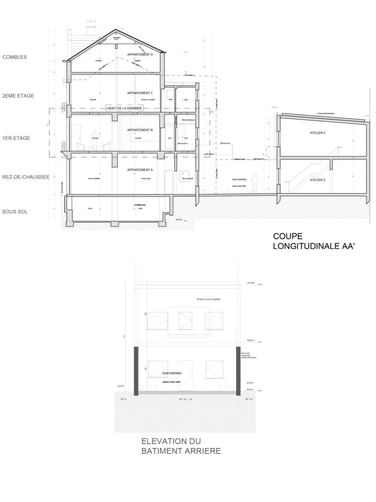 Régularisation urbanistique RUE BECKERS 10-12, 1040 Etterbeek