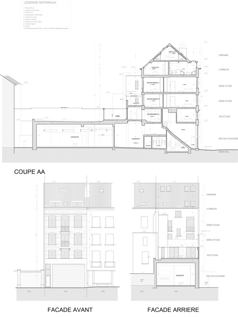 Architecte Bruxelles RUE DU COMPAS 56, 1070 Anderlecht