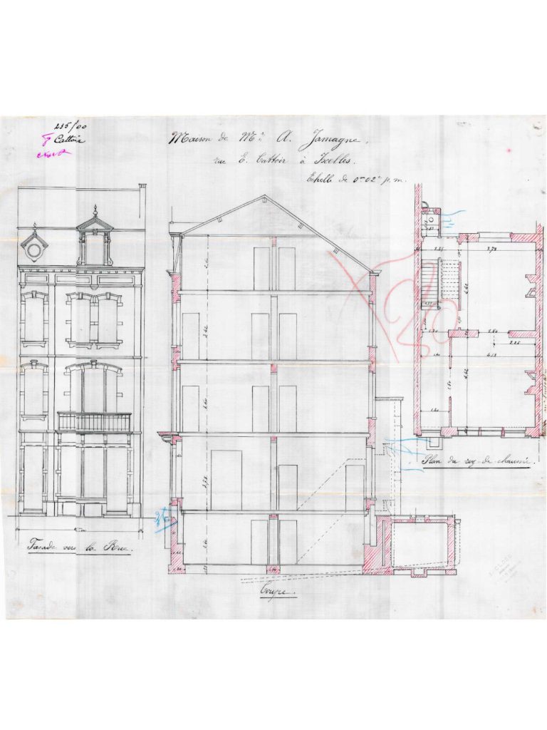 Régularisation urbanistique RUE EUGENE CATTOIR 8, 1050 Ixelles