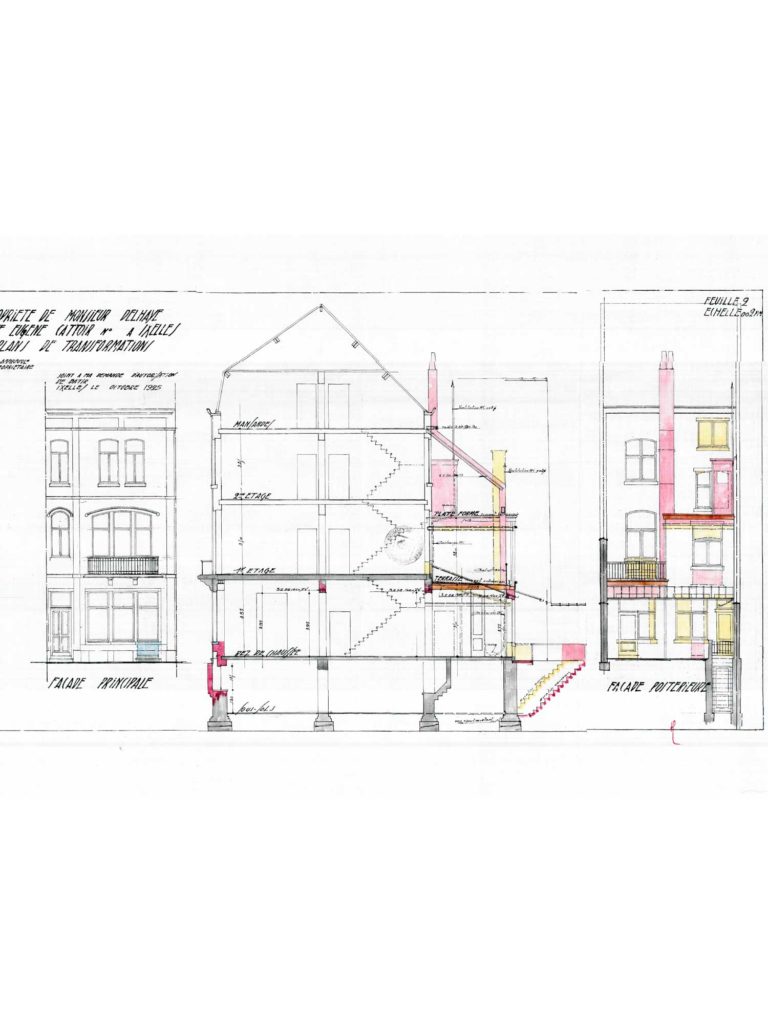 Architecte Bruxelles RUE EUGENE CATTOIR 8, 1050 Ixelles