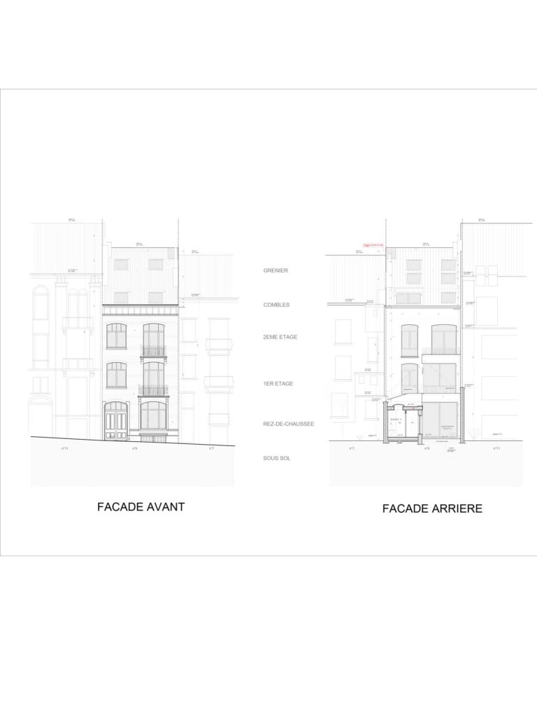 Régularisation urbanistique RUE DE CHAMBERY 9, 1040 Etterbeek